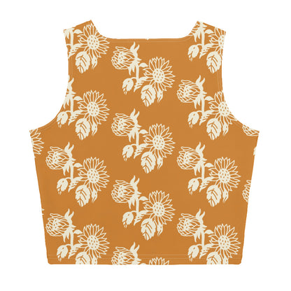 Sunflowers Crop Top