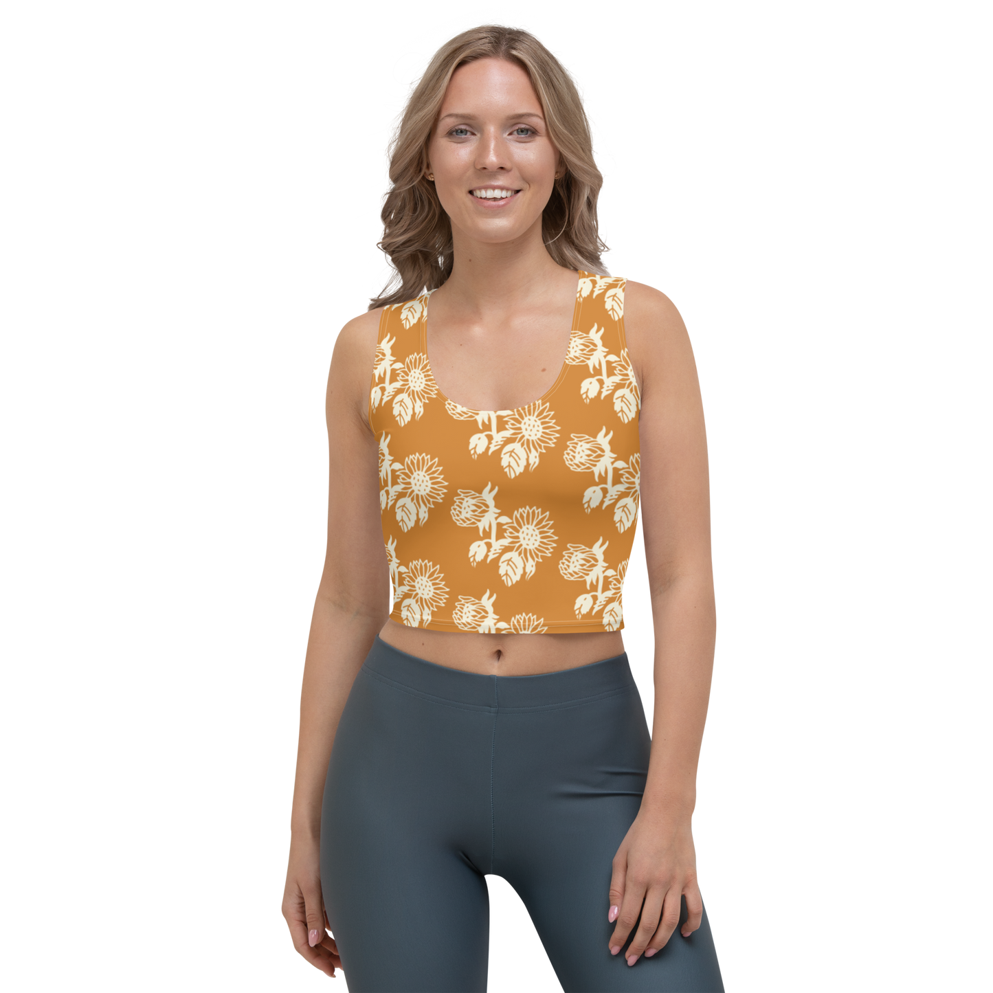 Sunflowers Crop Top