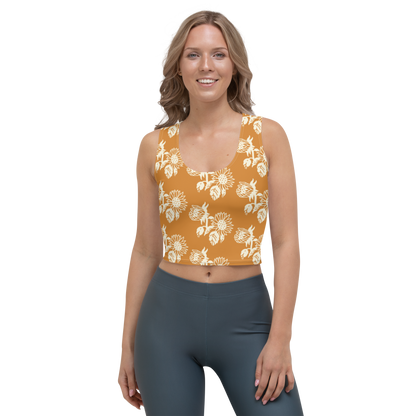 Sunflowers Crop Top