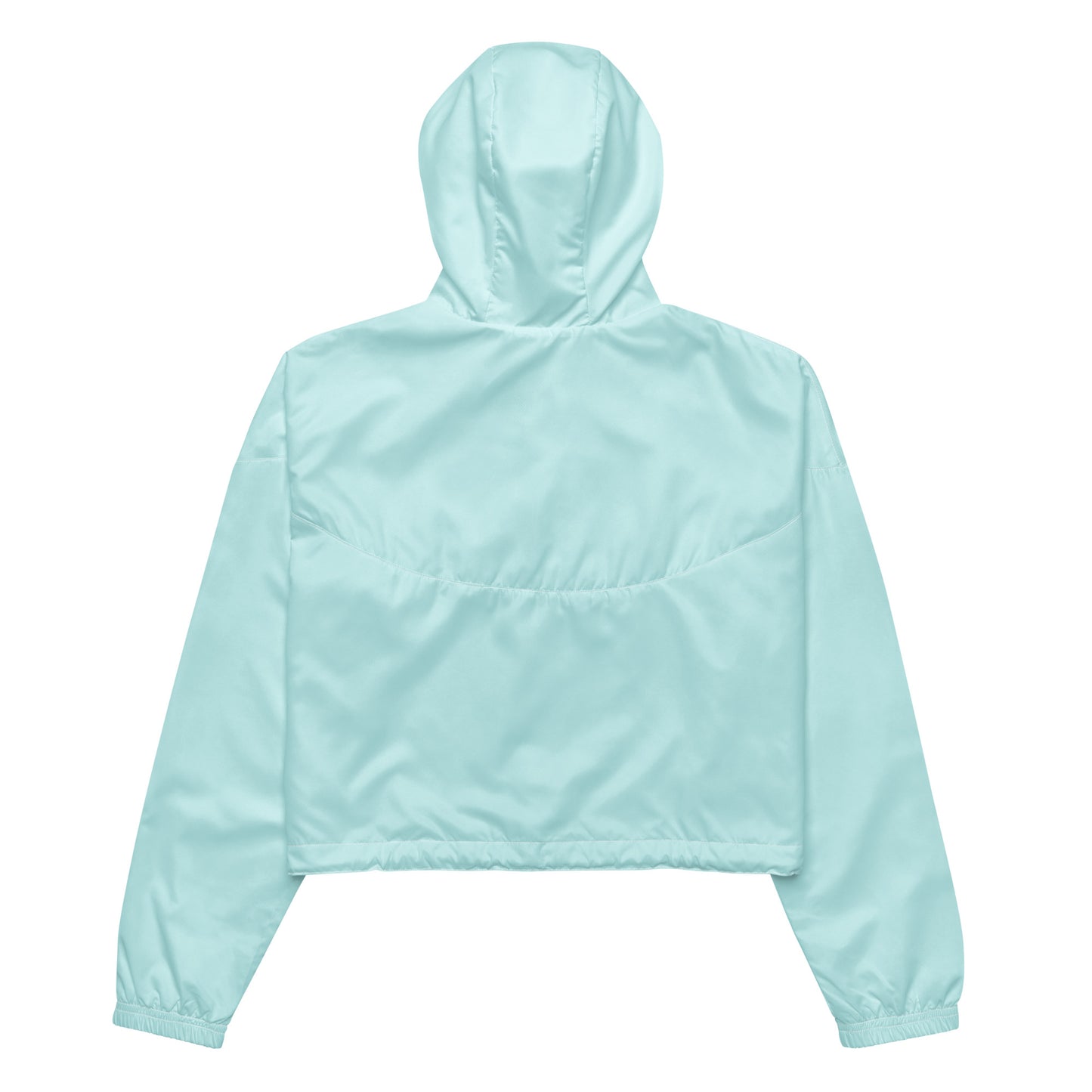 Light Cyan Cropped Windbreaker