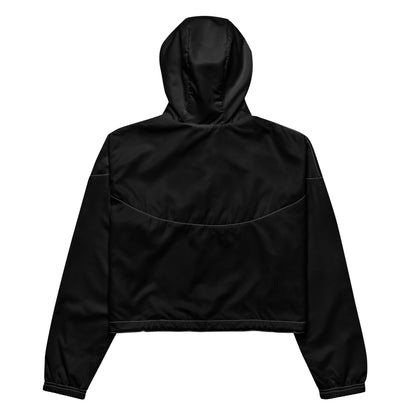 Black Cropped Windbreaker