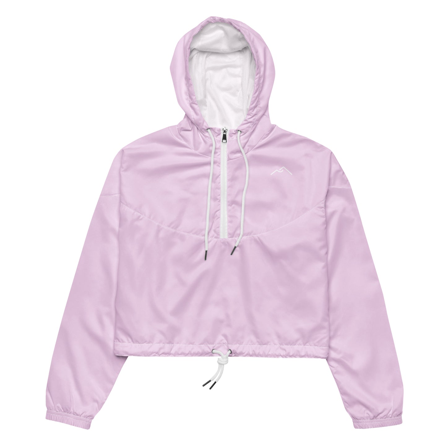 Pink Cropped Windbreaker